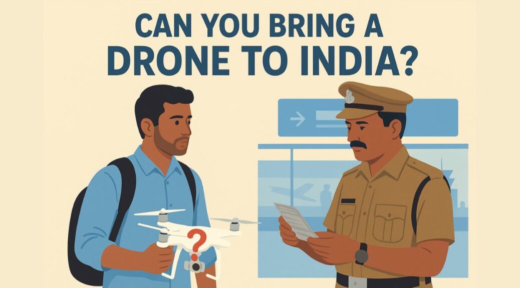 rules for bringing drones to india