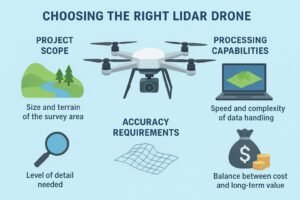 HOW TO CHOOSE RIGHT LIDAR DRONE