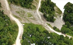 point cloud image of landslide